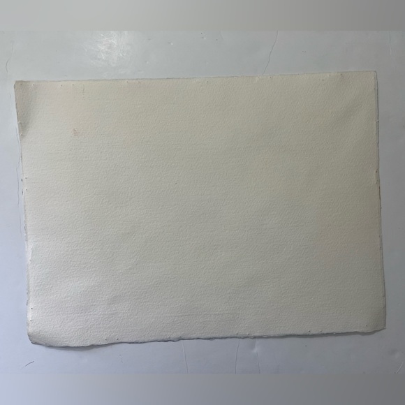 Original Watercolor Painting Serene Forest Signed By The Artist Green Yellow - Picture 4 of 7